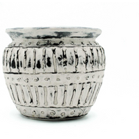 Greek Clay Plant Pot - Cream 12cm