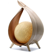 Natural Coconut Lamp - Natural Wrapover