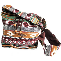 Jacquard Bag - Chocolate Student Back