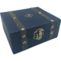 Square Tea Chest - Teal