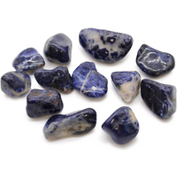 Medium African Tumble Stones - Sodalite - Pure Blue