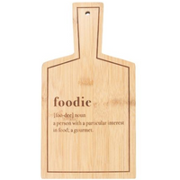 Foodie Bamboo Serving Board