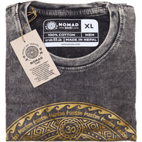 XLarge Stone Washed T-Shirt - Chakra - Dark Grey