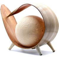 Natural Coconut Lamp - Natural Loop