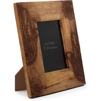 Med Mango Wood Picture Frame (for 10x15cm) 26x20x2cm - Hansa - Black