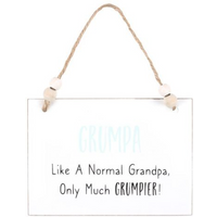 Grumpa Hanging Sign