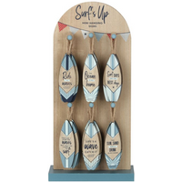 Surf's Up Mini Surfboard Signs