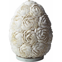Boho Sea Shell Lamp - Rose Oval - 20cm