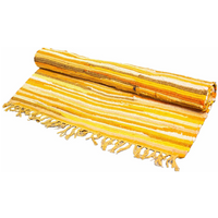 Small Rag Rug - 50x90cm - premium quality - Sunrise Oranges
