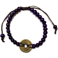 Good Luck Feng-Shui Bracelets - Purple