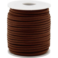 Bulk Roll Pendant Cord - 2.5mm x 45m - Dark Brown A010