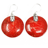 925 Silver Earrings - Disc Disc Décor