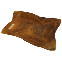 Teak Square Plates aprox 20cm