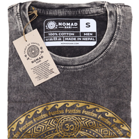 Small Stone Washed T-Shirt - Chakra - Dark Grey