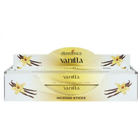 Set of 6 Packets of Elements Vanilla Incense Sticks