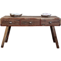 Console Table - Recycled Wood - 150x50x80cm