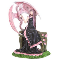 Elegant Dragon Figurine by Anne Stokes