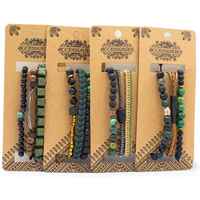 Mens Premium Bracelet Sets - Outdoor Greens (asst)