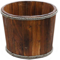 Small Nautical Display Tub - Brown 21x29cm