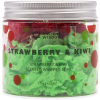 Strawberry & Kiwi Whipped Soap 120g