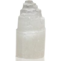Natural Selenite Tower Lamp