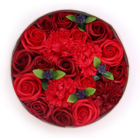 Round Box - Classic Red Roses
