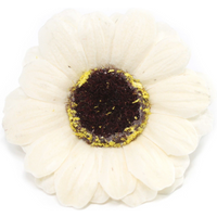 Craft Soap Flowers - Sml Sunflower - Ivory
