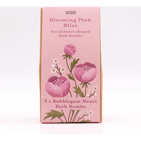 Blooming Pink Bliss Bath Heart Gift Set