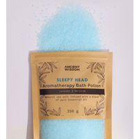 Aromatherapy Bath Potion in Kraft Bag 350g - Sleepy Head