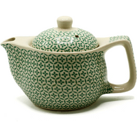Small Herbal Teapot - Green Mosaic