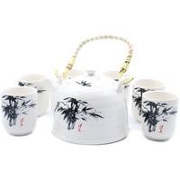 Herbal Teapot Set - White Stone Oriental