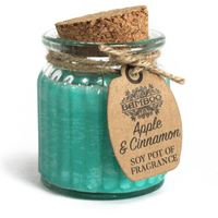 Apple & Cinnamon Soy Pot of Fragrance Candles