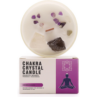 Chakra Crystal Candles - Crown Chakra