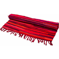 Small Rag Rug - 50x90cm - premium quality - Shocking Pinks