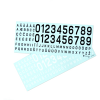 Alphabet & Number Decal Sheets