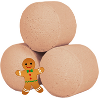 1.3Kg Box of Mini Bath Bombs - Warm Gingerbread