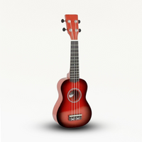Artisan Made Ukulele - Natural Sunburst Finish (4 String)