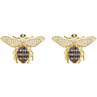 Honey Bee Stud Earrings Gold