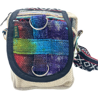 Tiedye Hemp Messenger Bag