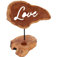 Candle Holder Sign - Love