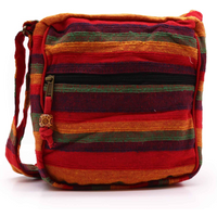 Lrg Nepal Sling Bag (Adjustable Strap) - Sunset Reds