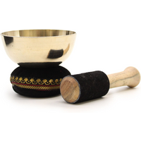 Brass Singing Bowl Gift Set - 9cm