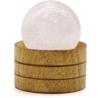Gemstone Sphere 40mm - Clear Quartz with Stand