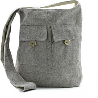Natural Tones Two Pocket Bags - Soft Lavender - Large