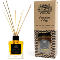200ml Geranium & Rose Essential Oil Reed Diffuser