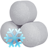 1.3Kg Box of Mini Bath Bombs - White Christmas