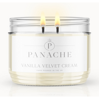 Vanilla Velvet Cream Double Wicked Scented Candle