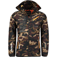 Geographical Norway Royaute M Softshell Jacket WU1057H-GN-KAKI-ORANGE
