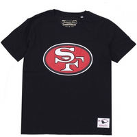 Mitchell & Ness NFL Team Logo Tee San Francisco M 49ERSS BMTRINTL1053-SF4BLCK