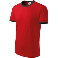 Malfini Infinity M T-Shirt MLI-13107 - Red Contrast Trim